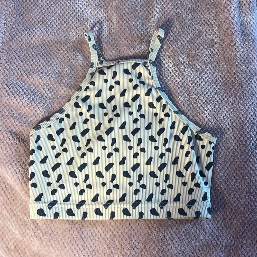 Gianni Bini Halter Top Cheetah Extra Small NWOT
